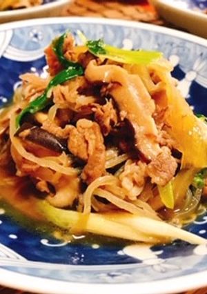 牛薄切り肉と糸こんのしぐれ煮-レシピのメイン写真