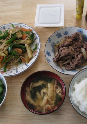 野菜炒め　牛焼肉の付け合せ向け-レシピのメイン写真