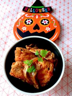 がんもどきと豚肉キムチ炒めへんこだれ味-レシピのメイン写真