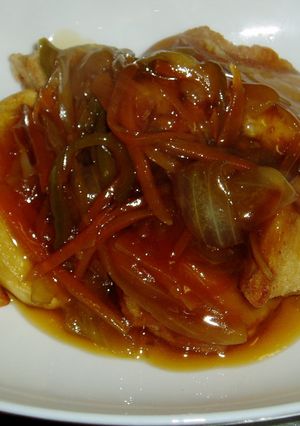 鶏ムネ肉の絶品！甘酢あんかけ-レシピのメイン写真