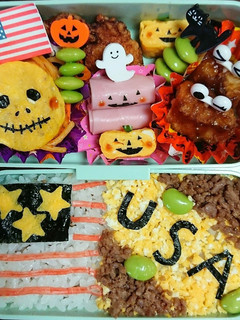 簡単☆ハロウィンキャラ弁-レシピのメイン写真