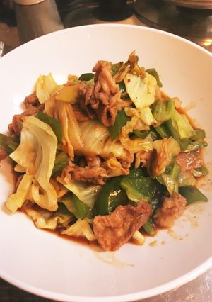四川風回鍋肉風キャベツと豚肉の炒め物-レシピのメイン写真