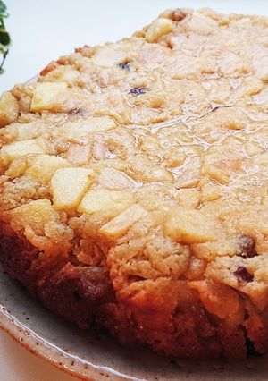 超簡単♪フライパンで作るリンゴのケーキ☆-レシピのメイン写真