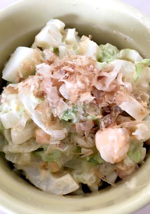 白菜の和風卵サラダ-レシピのメイン写真