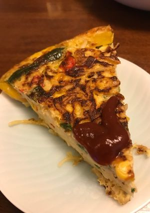 パスタオムレツ-レシピのメイン写真