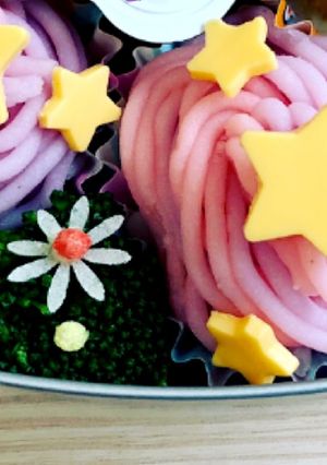 お弁当に！マッシュポテトでモンブラン-レシピのメイン写真