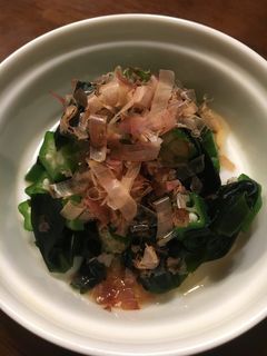オクラとわかめのお浸し-レシピのメイン写真