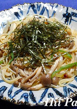 きのこの和風ペペロンチーノ-レシピのメイン写真