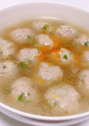 肉丸汤（自家製肉だんこスープ）-レシピのメイン写真
