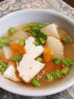 魚河岸揚げとかぶの中華スープ-レシピのメイン写真