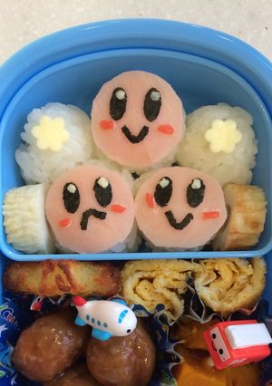 キャラ弁☆ミニミニカービィ弁当☆-レシピのメイン写真