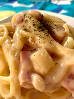 ベーコンのクリームパスタ-レシピのメイン写真