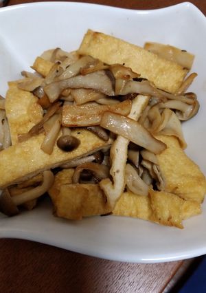キノコと油揚げのささっと炒め♪-レシピのメイン写真