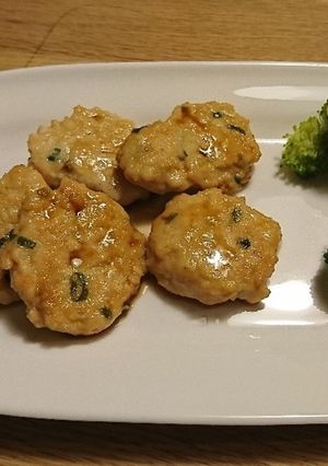 *とりつくね風バーグ*-レシピのメイン写真