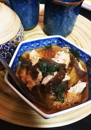 エゴマ香るプロテインたっぷりスープ-レシピのメイン写真