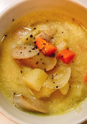 豆乳コンソメのスープ-レシピのメイン写真
