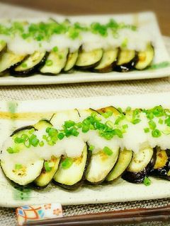 焼きなすのポン酢がけ-レシピのメイン写真