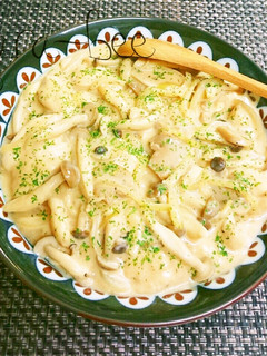 しめじとむね肉の簡単オイスタークリーム煮-レシピのメイン写真