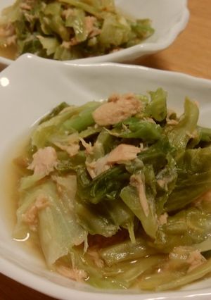すぐできる♪キャベツとツナのさっぱり煮-レシピのメイン写真