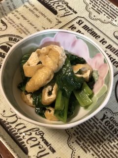 ♡農家直伝♡小松菜と油揚げの煮浸し-レシピのメイン写真