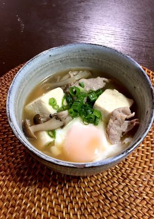 あるもの簡単関西風豆腐で豚肉すい-レシピのメイン写真