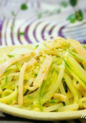 もやしとハムときゅうりの酢の物-レシピのメイン写真