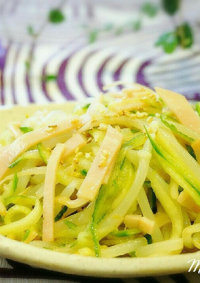 もやしとハムときゅうりの酢の物-レシピのメイン写真