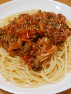 きのこたっぷりミートスパゲッティー-レシピのメイン写真
