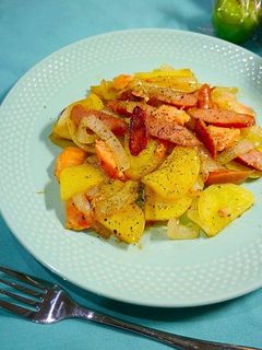 簡単!銀鮭ジャーマンポテト-レシピのメイン写真