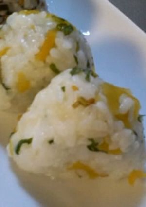 たくあんと大葉のおにぎり-レシピのメイン写真