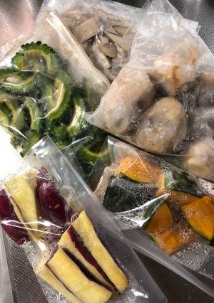 野菜の冷凍保存-レシピのメイン写真