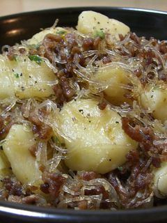 じゃがいもとひき肉の春雨炒め-レシピのメイン写真