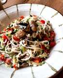 ☆さっぱり☆半田素麺の冷製パスタ