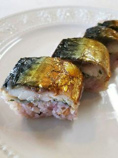 駅弁風 焼き鯖の棒寿司(押し寿司)-レシピのメイン写真
