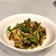 わさび菜の簡単おかず味付けフレーク炒め