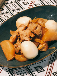 鶏肉と大根の生姜風煮込み-レシピのメイン写真