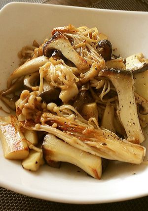 にんにく醤油♪「キノコのバシ！と焼き」-レシピのメイン写真