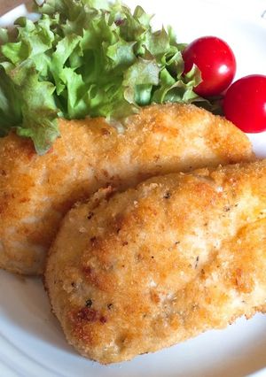 サラダチキンで簡単！ミラノ風カツレツ-レシピのメイン写真