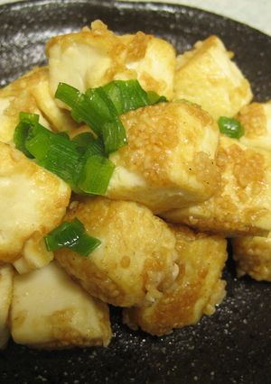 簡単♪豆腐のサイコロステーキ-レシピのメイン写真
