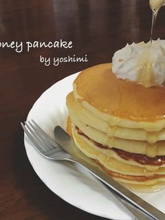 HMで簡単♪はちみつパンケーキ。-レシピのメイン写真