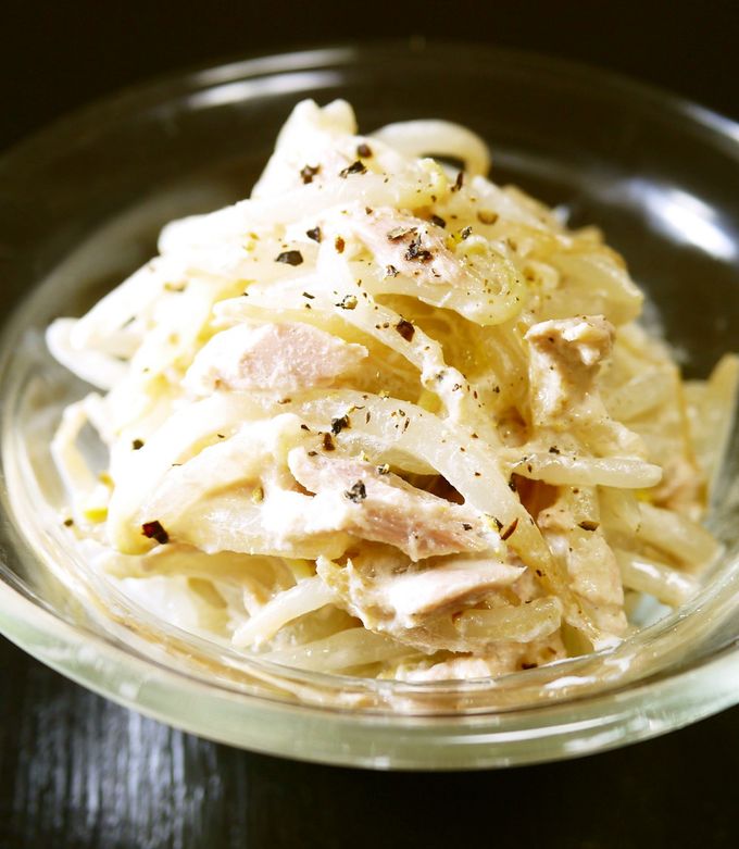 レンジ4分！もやしのツナマヨサラダ by ほっこり～の 【クックパッド