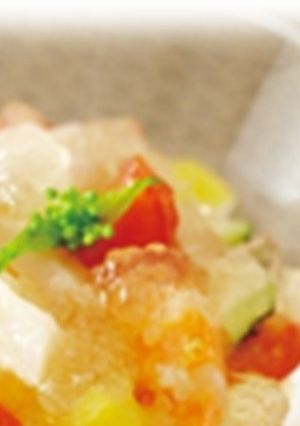 夏野菜と海老のすだちジュレ-レシピのメイン写真