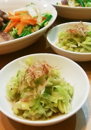 あと一品！キャベツのだし酢あえ-レシピのメイン写真