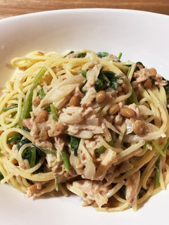 和えるだけ☆簡単納豆ツナパスタ-レシピのメイン写真
