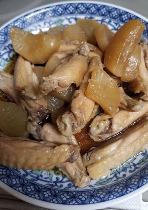 グルラボで簡単手羽中と大根の煮物-レシピのメイン写真