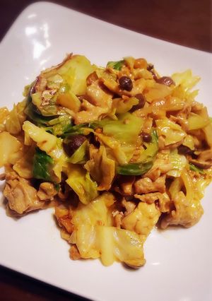 ＊キャベツと豚肉のカレーマヨ炒め＊-レシピのメイン写真