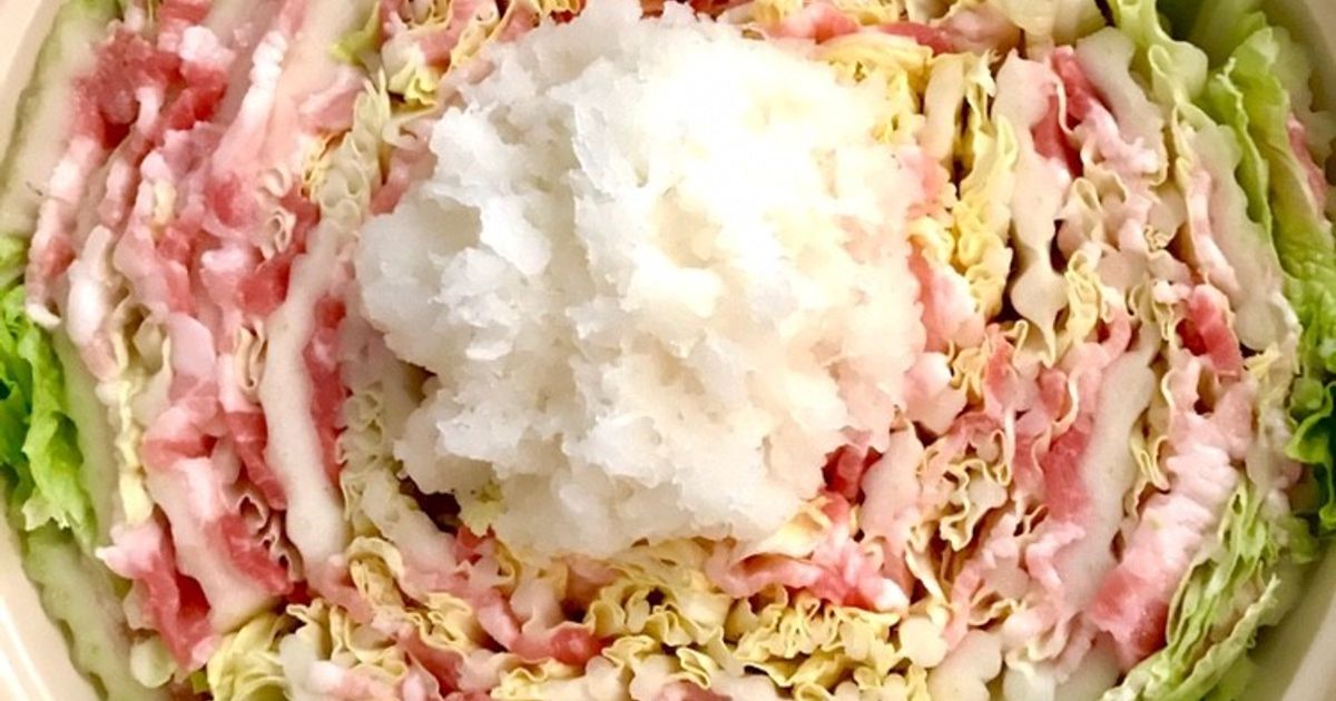 ミニチュアフード 豚バラと白菜のミルフィーユ鍋、炊き込み御飯、かぶらのお味噌汁 ミニチュアフード 豚バラと白菜のミルフィーユ鍋、炊き込み御飯