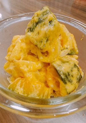 簡単♪かぼちゃのホットサラダ-レシピのメイン写真
