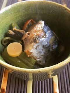 簡単!節約、時短♪鯖缶と山菜とフキの煮物-レシピのメイン写真