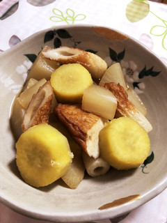 ☆簡単おかず☆練り物と薩摩芋の煮物-レシピのメイン写真